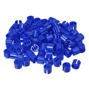 150個の洋服ハンガーマーカーの空白タグ 3.5mmのロッドに適した衣類サイズハンガークリップ 洋服ハンガーのカラーコーディングラベル ディープブルー