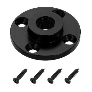 PATIKIL 3/8�C���`�l�W�O�r�A�_�v�^�[�z���_�[ ���a20mm �A���~�����t�����W�ǎ��t���p�O�r�}�E���g�v���[�g�i�l�W�t���j�}�W�b�N�A�[���E���j�^�[���C�g�E�t���b�V���EDSLR�J�����p