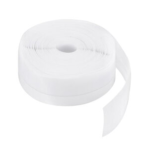 防水ドアシール 45mm シリコンシールストリップ ドアドラフトストッパー 接着テープ ウィンドウ ハウス シャワーガラスの隙間 12m 長さ ホワイト