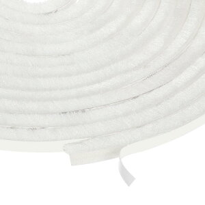 自己接着ブ ラシシールウェザーストリップ ドアブ ラシストリップ 引き違いサッシドア窓ワードローブシール用 8 mm x 7 mm x 5 M ホワイト