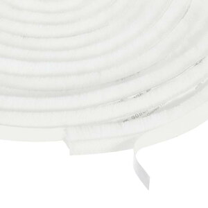 自己接着ブ ラシシールウェザーストリップ ドアブ ラシストリップ 引き違いサッシドア窓ワードローブシール用 9 mm x 9 mm x 5 M ホワイト