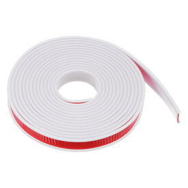 U字型エッジバンディング 25/32" x 16.4ft (20mm x 5000mm) 自己粘着性のあるTPEフレキシブルベニヤエッジ保護材 家具キャビネットテーブル修理用 ホワイト