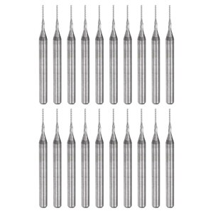 20Zbg Gh~rbg 0.6mm ő̃J[oCh CNC[^[rbg Jb^[c[ PCBtCX ؒ 1/8" Xg[gVN