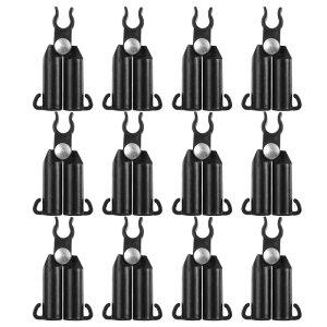 12�Z�b�g 8mm/0.3" �ώ��A���g�����X�ڑ��N���b�v A�^ 70�x �v���X�`�b�N���K�[�f���X�e�[�N�X�N���b�v �K�[�f�j���O�u ���P�b�g�V�F���t���b�h�o�b�N���K�[�f���g�����X