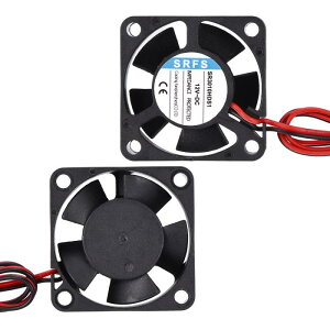 3010�t�@�� 30mm×10mm (1-1/5�C���`) 12V ���^�v���X�`�b�N��p�t�@�� 2�s�� PC�P�[�X/CPU�q�[�g�V���N/3D�v�����^/�f�X�N�g�b�v��p/���[�^�[/�T�[�o�[�p (2�Z�b�g)