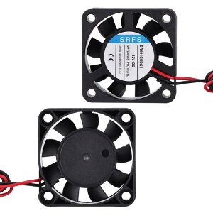 4010�t�@�� 40mm×10mm 1-3/5�C���` 12V ���^�v���X�`�b�N��p�t�@�� 2�s�� PC�P�[�X CPU�q�[�g�V���N 3D�v�����^ �f�X�N�g�b�v��p ���[�^�[ �T�[�o�[�p(2�Z�b�g)