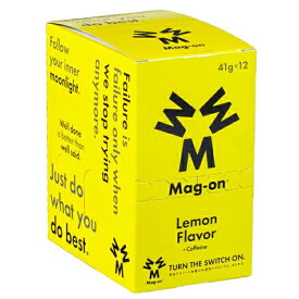 Mag-on マグオン エナジージェル レモン味 1箱(12個) 【登山 マラソン ランニング トレイルランニング トライアスロン 行動食 補給食 エネルギーゼリー エナジーゼリー ジェル】