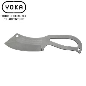 YOKA ヨカ CAMPING KNIFE キャンピングナイフ 簡単な薪割りから料理まで使える、キャンプ用ナイフ ステンレス キャンプ用品 キャンプナイフ 錆びにくい 無骨 ソロキャンプ ブッシュクラフト 冬キャン 登山 ハイキング フェス アウトドア