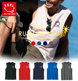 ラッシュガード メンズ タンクトップ ノースリーブ ニコちゃん 水着 水陸両用 大きいサイズ 体型カバー UVカット 日焼け防止 紫外線対策 夏用 海水浴 水泳 プール ランニング フィットネス ヨガ 釣り ゆったり 速乾 涼しい スイミング スノーケル アウトドア セール SALE