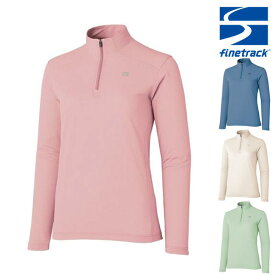 finetrack ファイントラック ドラウトクアッド ジップネック FMW1123 レディース ベースレイヤー 長袖Tシャツ トレイルランニング トレラン ランニング マラソン トレッキング クライミング 登山 自転車 アウトドア 女性