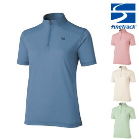 finetrack ファイントラック ドラウトクアッド ジップT FMW1124 レディース ベースレイヤー 半袖Tシャツ トレイルランニング トレラン ランニング マラソン トレッキング クライミング 登山 自転車 アウトドア 女性