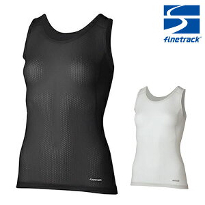 finetrack ファイントラック ドライレイヤーベーシックタンクトップ FUW0423 レディース ノースリーブシャツ インナーシャツ アンダーシャツ アンダーウェア 夏用 冷感 汗冷え防止 メッシュ生地