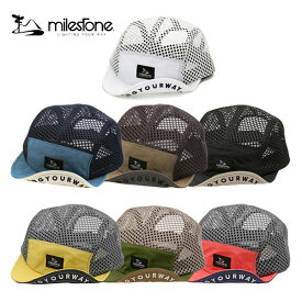 milestone(マイルストーン) original cap MSC-013 メンズ・レディース メッシュキャップ 【トレイルランニング ランニング アウトドア 登山 ハイキング 男性 女性 トレラン キャップ 帽子】