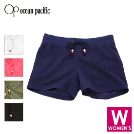 OP(OCEAN PACIFIC) オーシャンパシフィック レディース サーフパンツ ボードショーツ 529416 水着 ハーフパンツ 大きいサイズ 紫外線対策 夏用 海水浴 水泳 UVカット 日焼け防止 おしゃれ 旅行 スイミング プール スノーケル サーフィン ダイビング アウトドア セール SALE