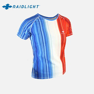 RaidLight レイドライト MADE IN FRANCE SS TOP W メイドインフランス SS トップ レディース BLUE/WHITE/RED 半袖 Tシャツ 半袖シャツ ドライ 速乾 ランニングウェア トップス トレイルランニング トレラン