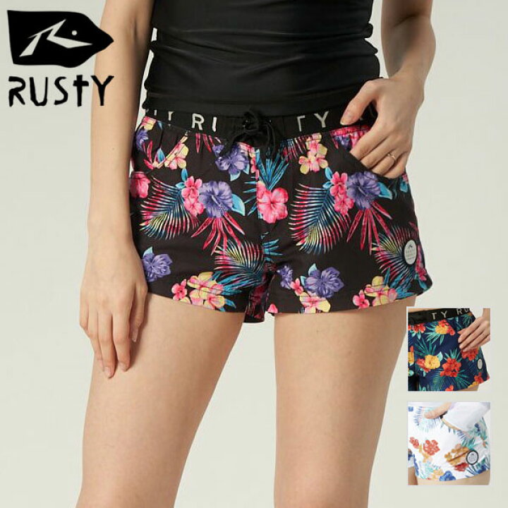 最大62%OFFクーポン ラスティー RUSTY サーフ パンツ 水着 サーフィン 海水浴 Rusty ラスティー サーフパンツ Lサイズ UVカット 夏用