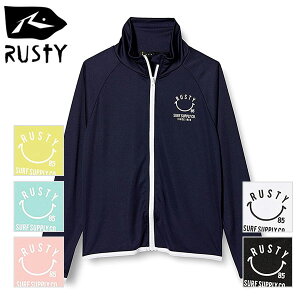 Rusty ラスティー 子供 キッズ 男の子 女の子 ラッシュガード ジャケット 長袖ルーズ 962465 水着 大きいサイズ スクール 小学生 かわいい 夏用 海水浴 水泳 スイミング プール 小学校 体育 紫外