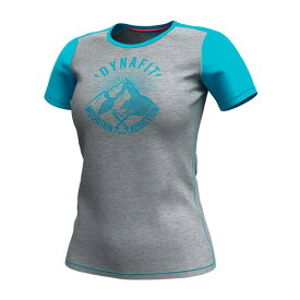 DYNAFIT ディナフィット レディース ドライ 半袖シャツ Transalperlight T-Shirt Women Silvretta since1950 【トレイルランニング トレイルラン トレラン ジョギング マラソン アウトドア ウォーキング ハイキング ウェア】 71299-821