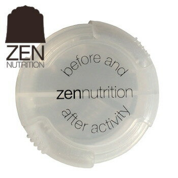 ゼンニュートリション 詰め替えケースS  2種類のタブレットが約40粒ずつ入ります  ZEN NUTRITION