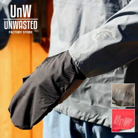 UNWASTED アンウェイステッド adapt(アダプト) フード付ランニンググローブ メンズ レディース 指なし手袋 手ぶくろ フィンガーレス ミトン 冬 暖かい 防風 防寒 おしゃれ スマホ対応 滑り止め トレイルランニング トレラン マラソン ジョギング 登山 自転車 ロードバイク