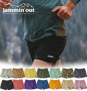 jammin'out ジャミンアウト ランニングパンツ メンズ レディース ショートパンツ ランニングショーツ ランショーツ バーサタイルナイロンショーツ ナイロンパンツ ストレッチ 春夏秋冬 大きい