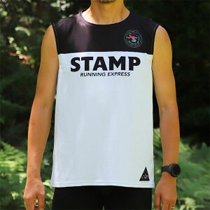 STAMP RUN��CO �X�^���v �����A���h�R�[ STAMP GRAPHIC TANK(RUNNING EXPRESS) �����Y�E���f�B�[�X �m�[�X���[�u�V���c �^���N�g�b�v �����j���O�V���c �����V���c �X���[�u���X ���� �����j���O�E�F�A �g