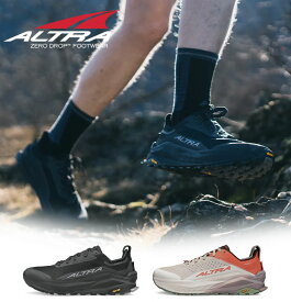 ALTRA アルトラ OLYMPUS 6（オリンパス 6）メンズ Black/Black、Orange/Clay トレイルランニングシューズ トレランシューズ トレイルランニング シューズ トレイルシューズトレッキングシューズ 靴 マラソン ジョギング 登山 ハイキング アウトドア 男性 女性