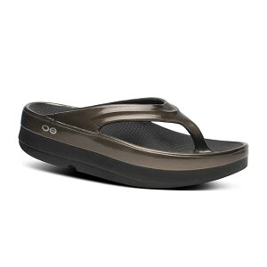 OOFOS E[tHX Women's OOmega(E[K) Luxe - Titanium Mirror 200081 fB[X Jo[T_  V[T_ y gCjO g WMO EH[LO oR nCL