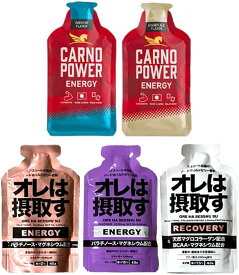 オレは摂取す&カルノパワー マラソンセット トレラン ランニング マラソン 補給食 行動食 スポーツ 捕食 登山 エネルギーゼリー エナジーゼリー レース ロードバイク
