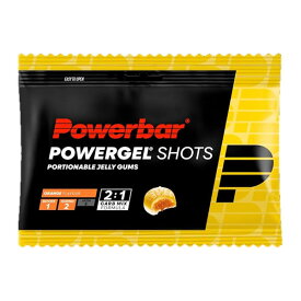 PowerBar パワーバー PowerGel Shots パワージェル・ショッツ オレンジ グミ5粒でパワージェル1本分のエネルギー 補給食 行動食 トレイルランニング