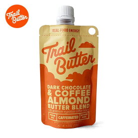 Trail Butter(トレイルバター) ダークチョコレート＆コーヒー / 4.5oz オールナチュラル・グルテンフリーの体に優しい補給食 トレイルランニング 補給食、行動食、エネルギー補給