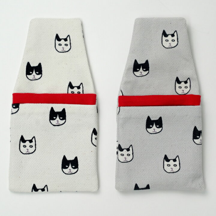 楽天市場 猫 目薬ケース ネコ柄 小物入れ 猫柄 目薬入れ イヤホン ポーチ 日本製 花粉症 雑貨 猫柄生地 猫グッズ ブランド メンズ レディース プレゼント かわいい オシャレ ハチワレ猫 白黒ブチ猫 ラッピング 1650円で送料無料 ホワイト 誕生日 Sotoneko Japan