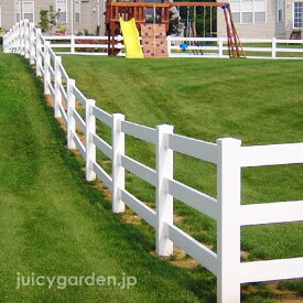 【樹脂製】「ホワイトフェンス ファーム3型」