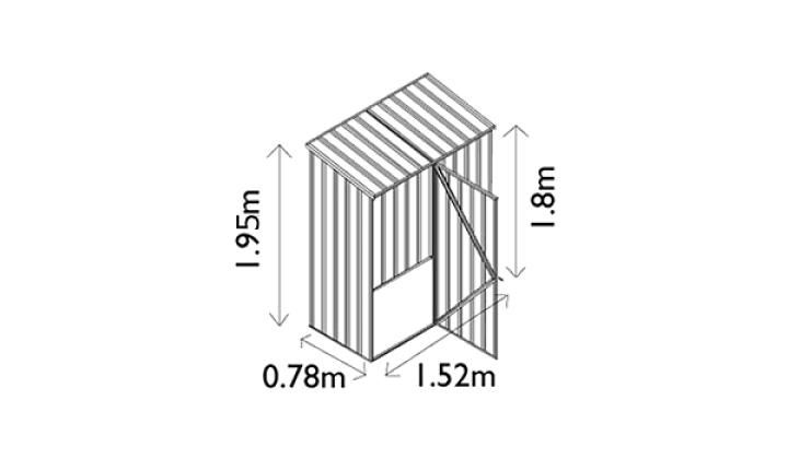 楽天市場】「 ユーロ物置 1508K1 木製床セット 」 幅1.52×奥行き