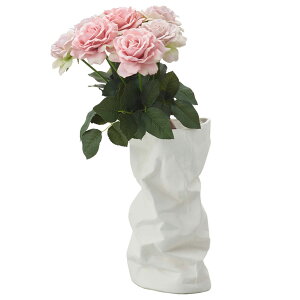 敬老の日 プレゼント ブーケ 造花 「 w/g Blooms フラワー×ベースセット Pink Rose ピンクローズ 1 」 フラワーベース アーティフィシャルフラワー 花瓶 おしゃれ インテリア お祝い 花束 雑貨 新