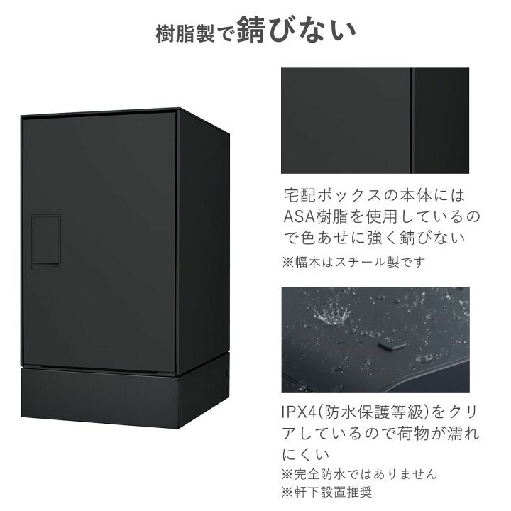 楽天市場】発送 機能 付き 風に強い 宅配ボックス「ナスタボックス 