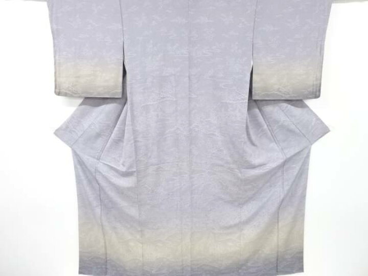 楽天市場】未使用品 仕立て上がり 屋敷にヱ霞枝垂れ桜模様付下げ小紋 