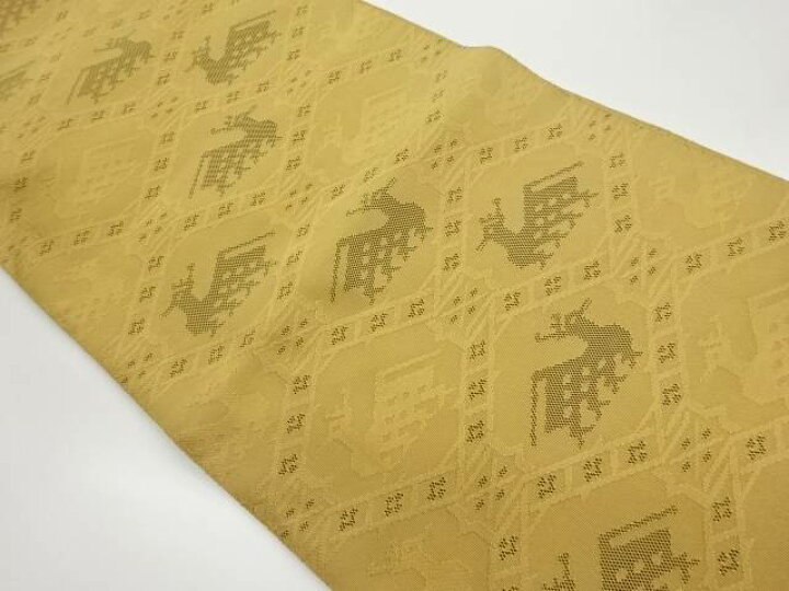 楽天市場】綴れ有栖川模様織出し名古屋帯【中古】【着】 宗sou : お 
