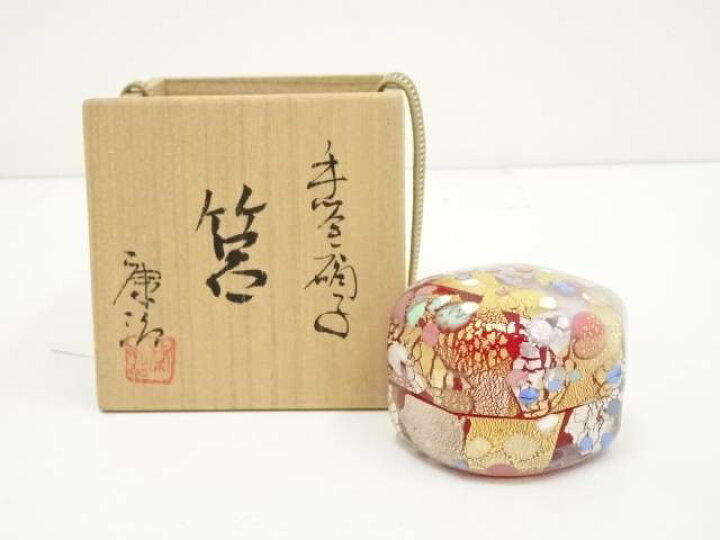 楽天市場】石井康治造 手吹き硝子筥（共箱）□kk【中古】【道】 宗sou 