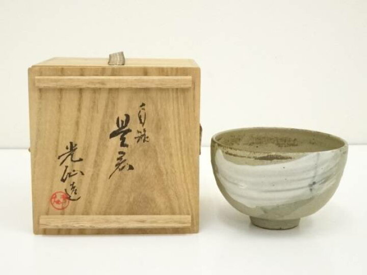 楽天市場】九谷焼 利岡光仙造 竹の絵茶碗（共箱）【中古】【道】 宗sou 