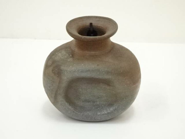 楽天市場】備前焼 小西陶古造 花入（共箱）【中古】【道】 宗sou : お 