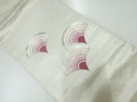 青海波模様名古屋帯【中古】【着】【名古屋帯】 宗sou