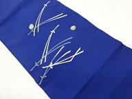 塩瀬金彩松葉に松毬模様名古屋帯【中古】【着】【名古屋帯】 宗sou