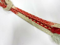 正絹　無形文化財　道明製　手組帯締め【中古】【着】【和装小物】 宗sou