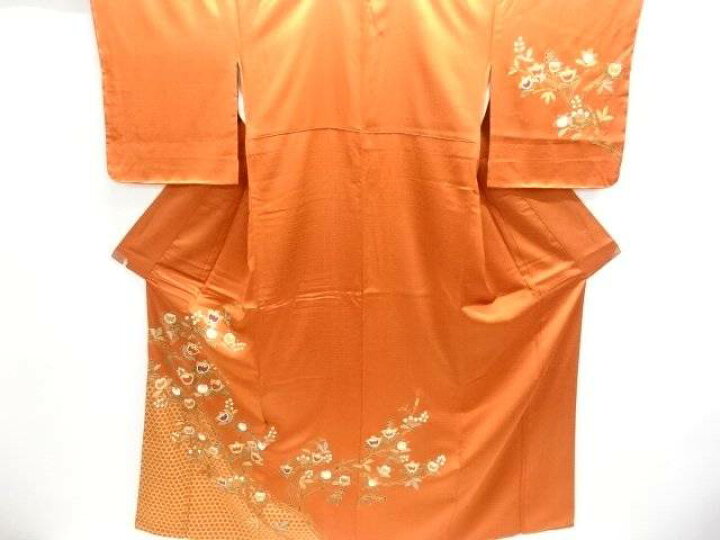 楽天市場】未使用品 金彩橘模様訪問着【着】【訪問着・付下げ】 宗sou 