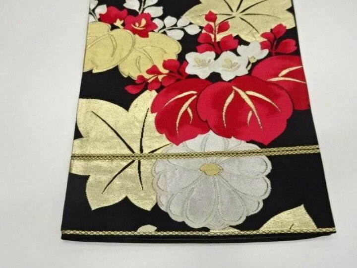 楽天市場】桐に菊・紅葉模様織出し袋帯【中古】【着】【袋帯】 宗sou 