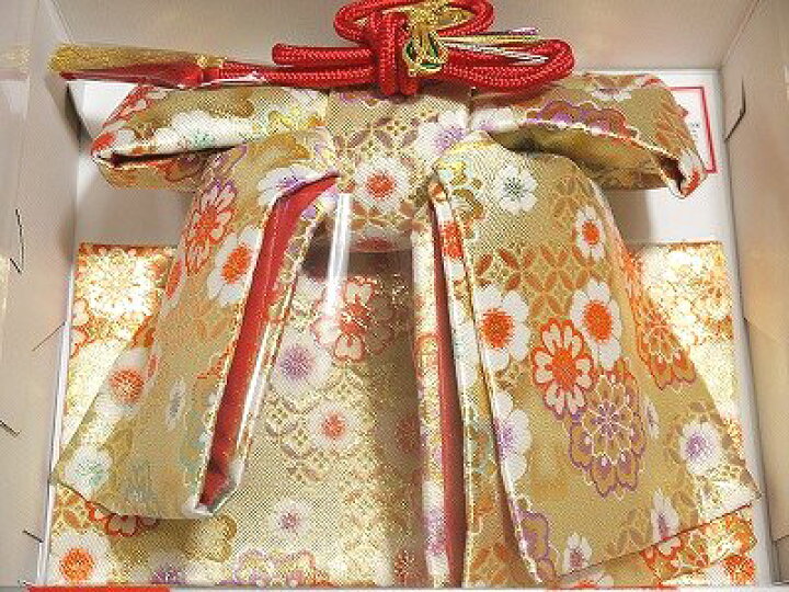 楽天市場】七五三お祝い 女児 結び帯 作り帯 7歳用 大寸金襴 ゴールド 