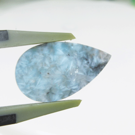 【天然石】パライバクォーツ☆4.18ct☆ブラジル☆ルース☆動画あり☆ギラライトインクォーツ☆メデューサクォーツ