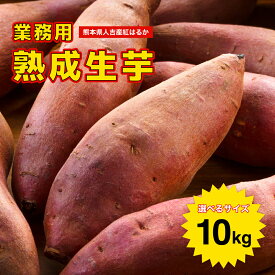 【スーパーSALE MAX90%OFF！】熊本県産 さつまいも 紅はるか 熟成生芋10kg 選べるサイズ(2S,S,M,L,2L,3L,4L) 業務用