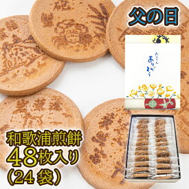 【P最大8倍★お買い物マラソン】 和菓子 せんべい ギフト 和歌浦 煎餅 和歌浦煎餅 プレーン48枚入（24袋）老舗和菓子 ギフト お煎餅 プレゼント和菓子 父の日 2024